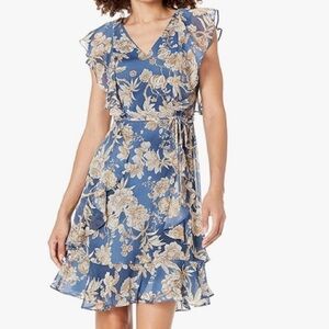 Tommy Hilfiger Toile Ruffle Dress